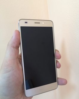 Употребяван Оригинален LCD Дисплей с тъч скрийн и рамка за Huawei Honor 7 Lite, златен