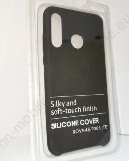 Silicone Cover Силиконов кейс за Huawei P30 Lite / черен