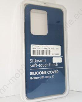 Silicone Cover Силиконов кейс за Samsung Galaxy S20 Ultra / син