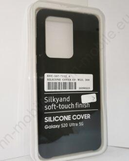 Silicone Cover Силиконов кейс за Samsung Galaxy S20 Ultra / черен